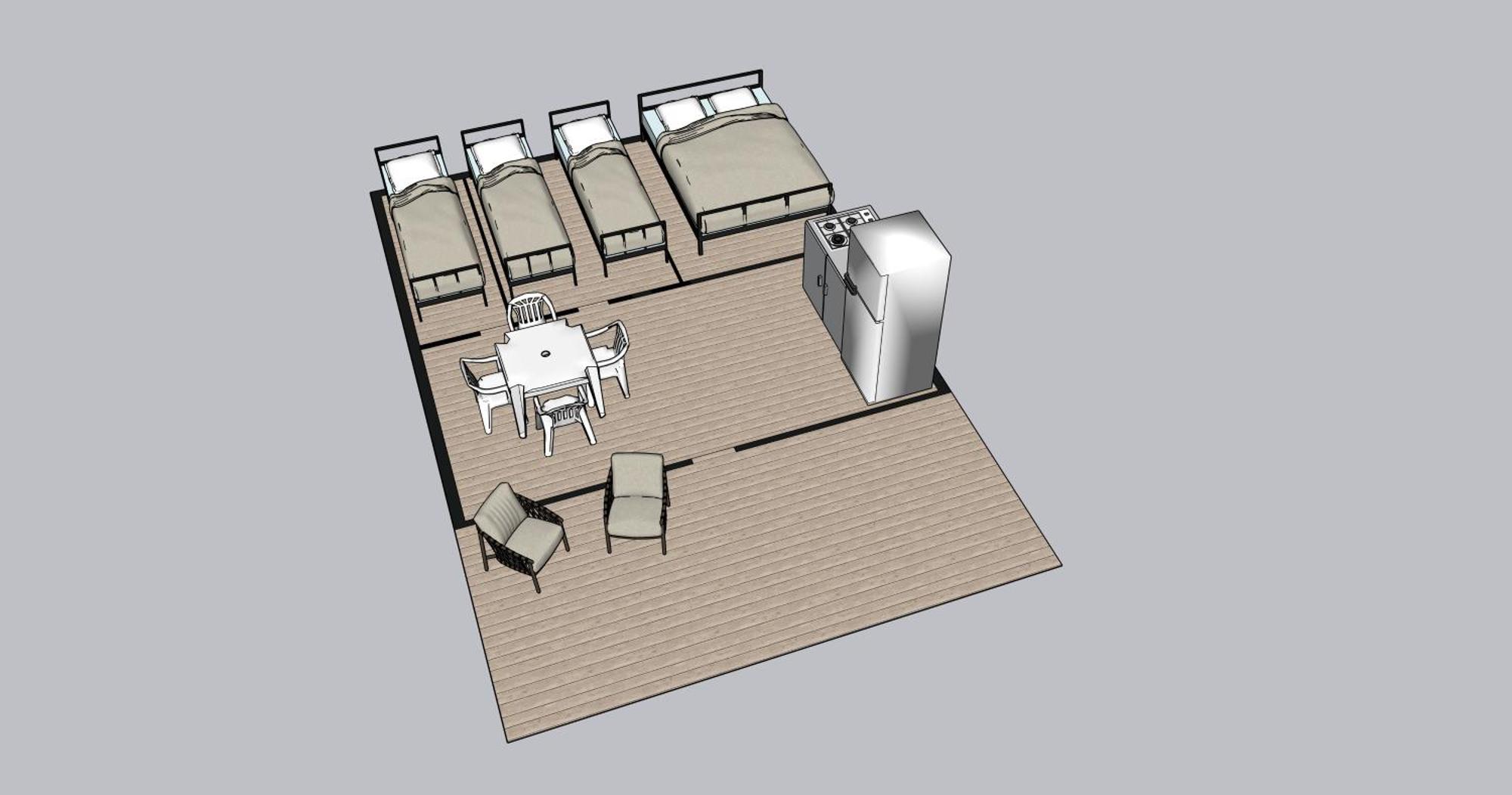 Easyatent Safari Tent Lanterna Červar-Porat Habitación foto